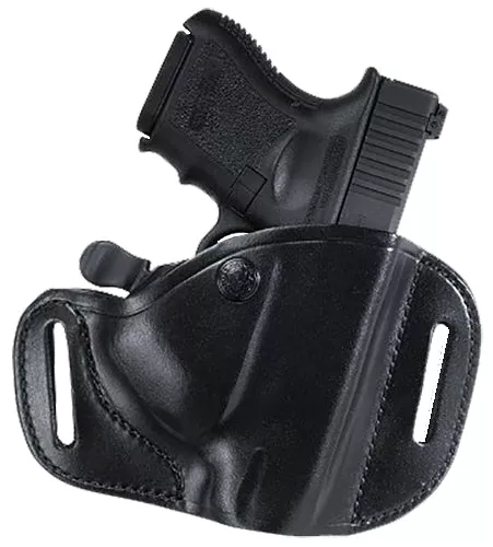 Bianchi 22156 82 CarryLokOWB Size 11D Black Leather Belt Slide Compatible w/Glock 26/27/Ruger Max-9/Taurus GX4 Belt Up to 1.75" Wide Right Hand