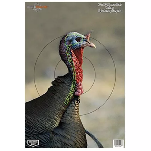 Birchwood Casey 35403 PregameTurkey Hanging Paper Target 12" x 18" 8 Per Pack
