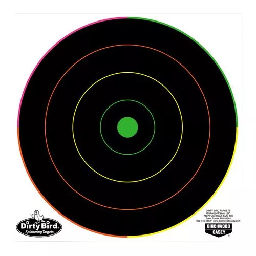 Birchwood Casey 35820 Dirty BirdHanging Tagboard Bullseye Multi 20 Pack