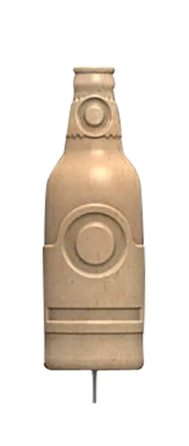 Birchwood Casey 3DSTBTL 3D Stake TargetBeige Bottle 6 Pack