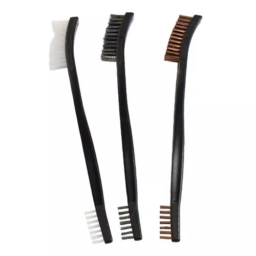 Birchwood Casey 41104 Cleaning BrushesMulti-Caliber Universal Steel,Brass,Nylon 3 Pack