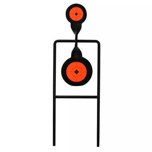Birchwood Casey 46244 World of Targets Double Mag Spinner Centerfire Steel Bullseye 3" x 4.25"