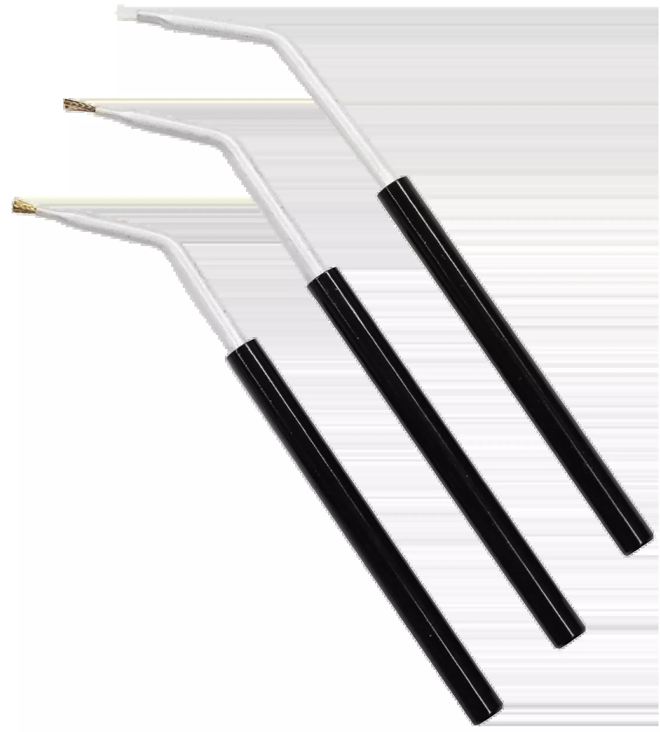 Birchwood Casey Angled Cleaning Brushes 8" Bronze/Nylon/Stainless Steel Bristles 3 Pack