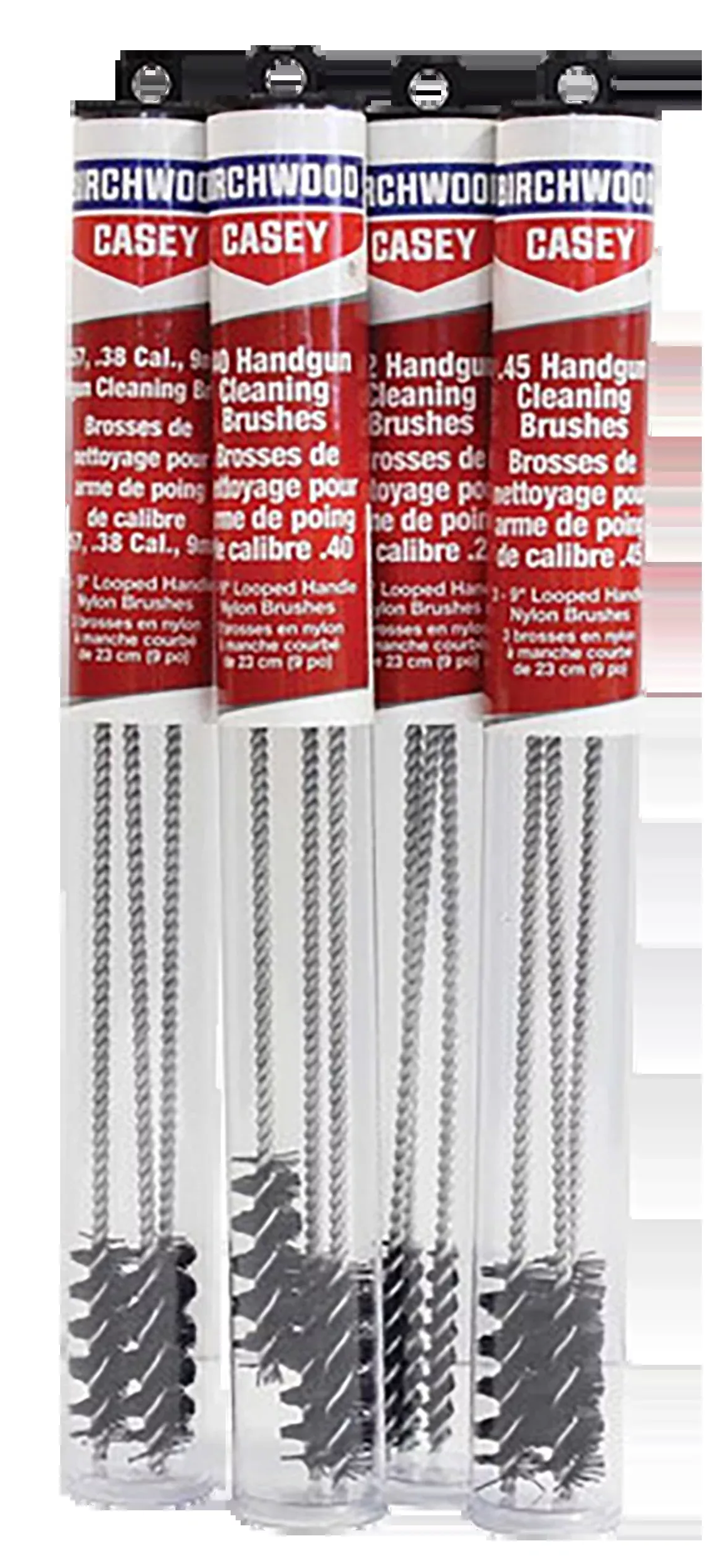Birchwood Casey Handgun Looped Cleaning Brushes 40 Cal 9 in 3 Pack