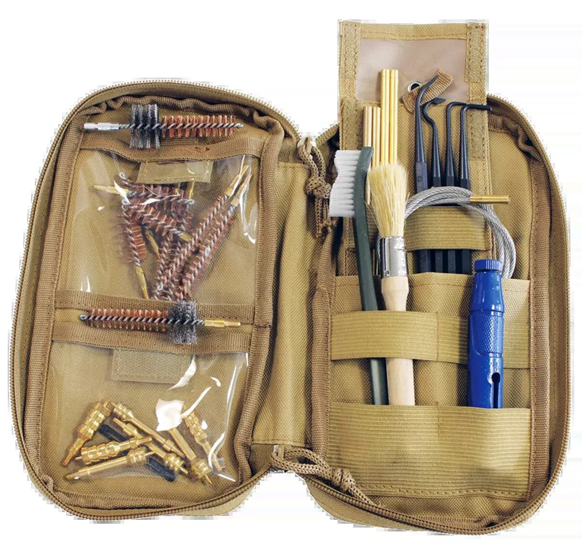 Birchwood Casey Range Cleaning Kit Handgun/Rifle 29-Piece Tan