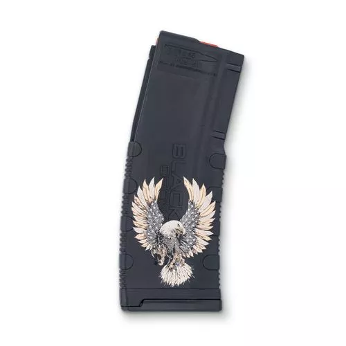 Black Rain Official Lasered Magazines - Eagle Flag