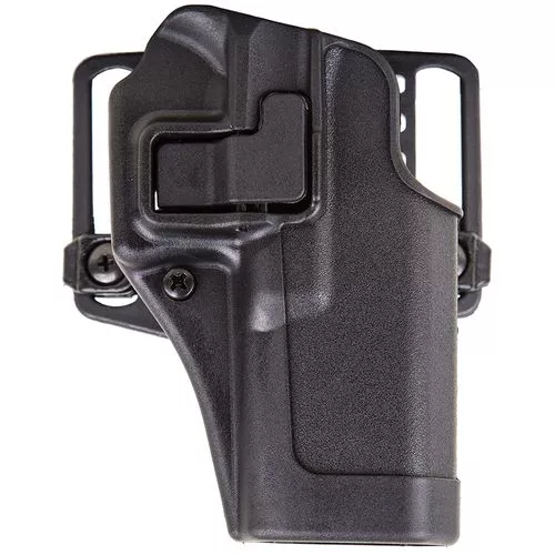 Blackhawk 410516BKR Serpa CQC OWB Size 16 Matte Black Polymer Belt Loop/Paddle Fits HK P2000 Right Hand