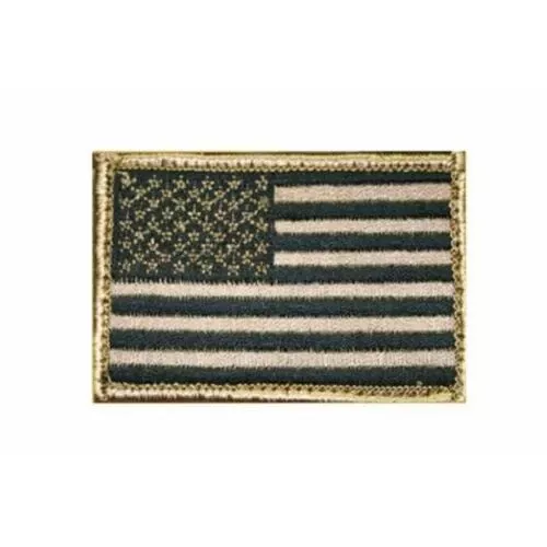 Blackhawk Patch, American Flag Tan/Black (Approx 2 x 3) USA