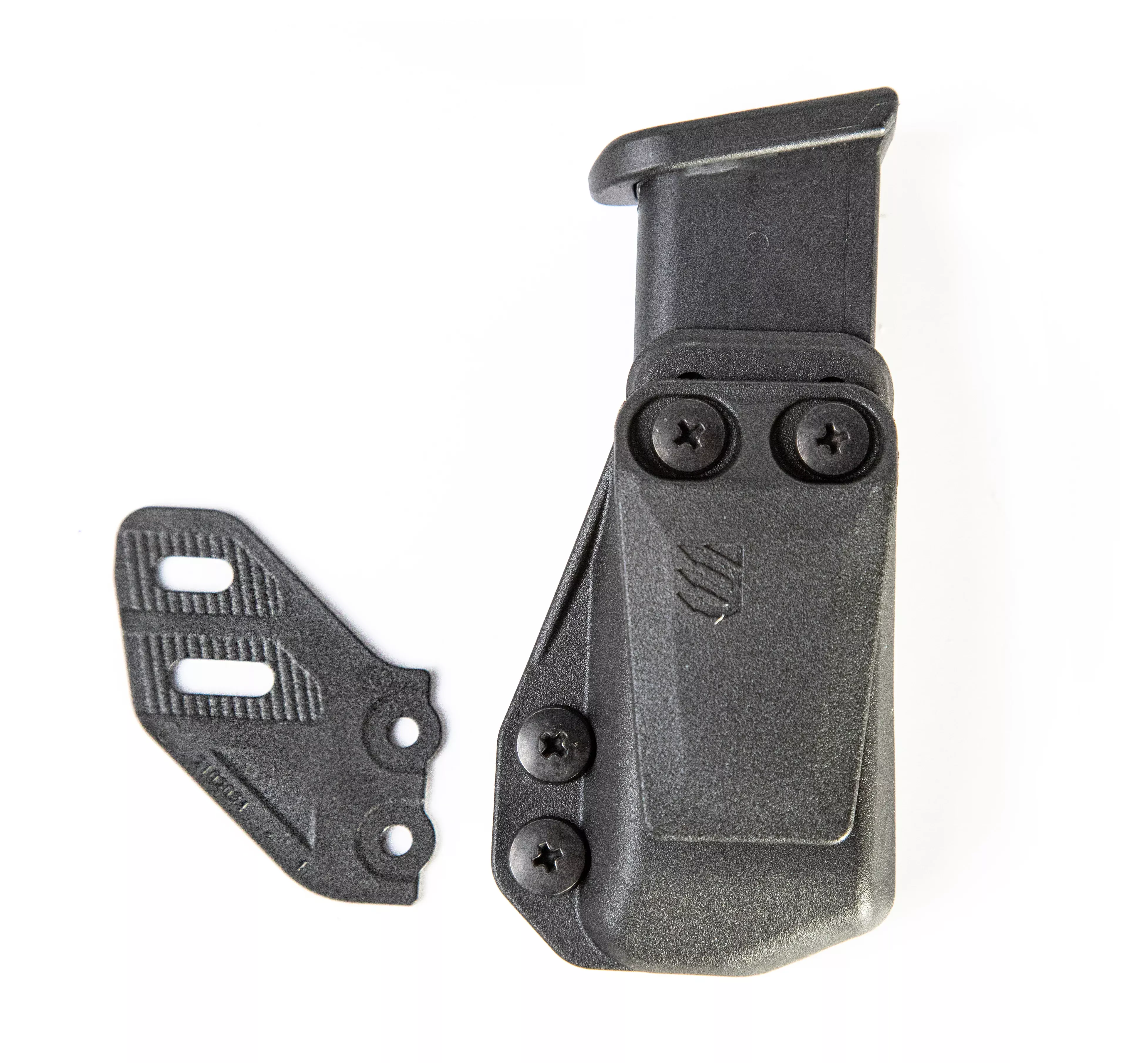 Blackhawk Stache IWB Mag Carrier Single Stack 1.50" Belt Clip Black Polymer Ambidextrous