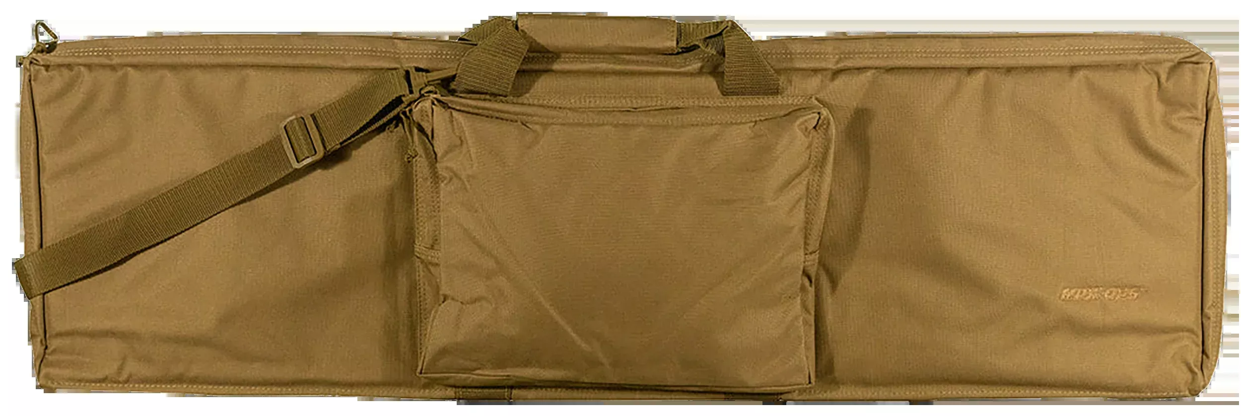 Bob Allen 79004 Max-Ops Rectangular Tactical Rifle Case 42" Coyote Brown Polyester Foam Padded
