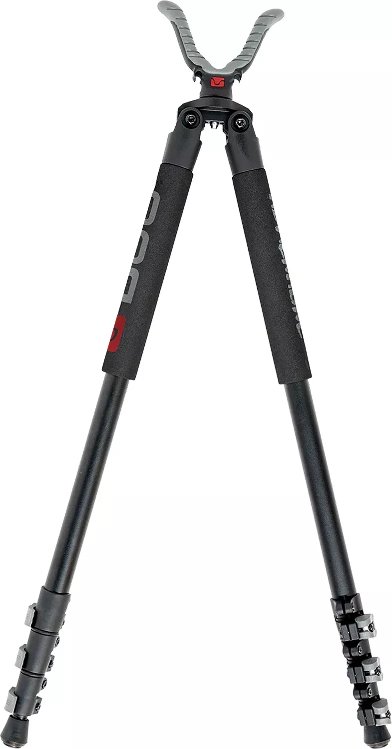 Bog-Pod 1100481 AdrenalineBipod, Black Aluminum with Foam Grip & Spiked Feet, USR Yoke, 360 Degree Rotation, 21-71" Vertical Adj.