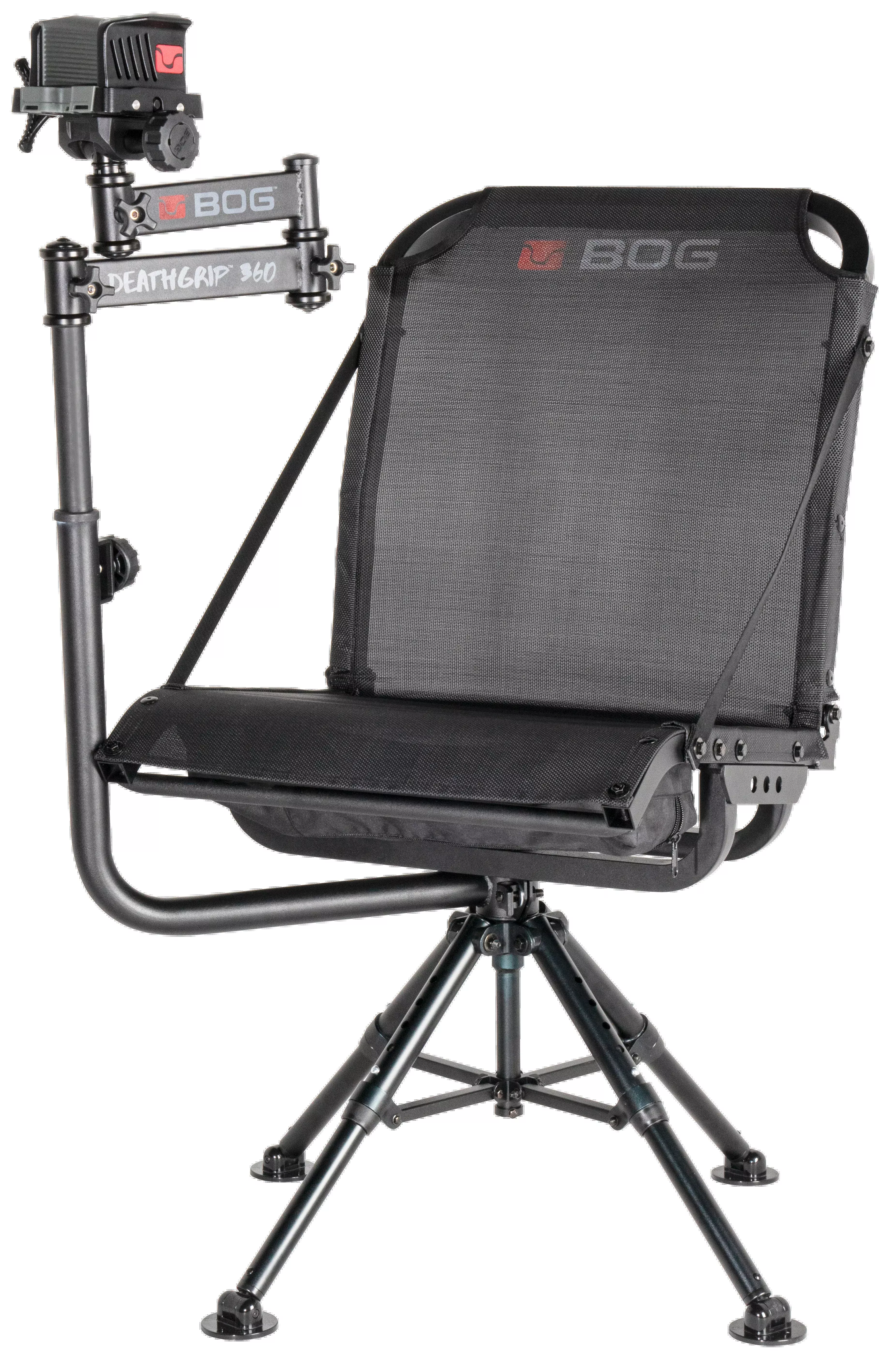 Bog-Pod DeathGrip 360 Aluminum Shooting Rest Chair - Black