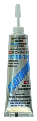 Bohning Fletch-Tite Platinum Fletching Glue 3/4 oz Tube