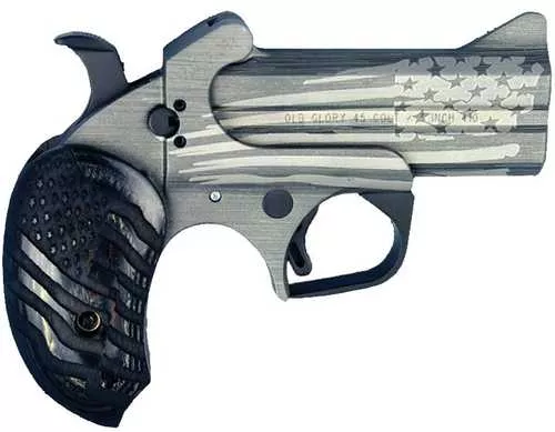 Bond Arms Old Glory Derringer 45 Colt (LC)/410 Gauge 3.50" Barrel 2 Round American Flag Stainless Steel Cerakote