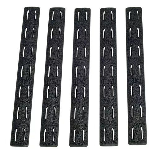 Bravo KMRRPBLK5 BCM KeyMod Rail Panel Kit AR-15 5.56mm Polymer Black