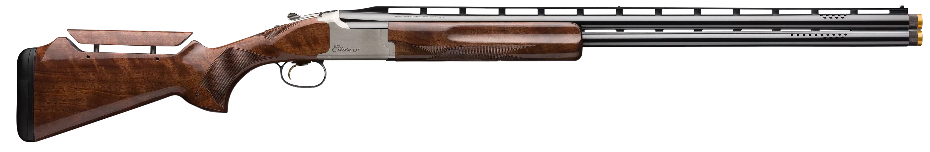 Browning 018182326 Citori CXT White 12 Gauge 30" Barrel 3" 2rd, Blued Steel Barrel, Silver Nitride Finished Receiver, American Black Walnut Monte Carlo Stock With Graco Adjustable Comb