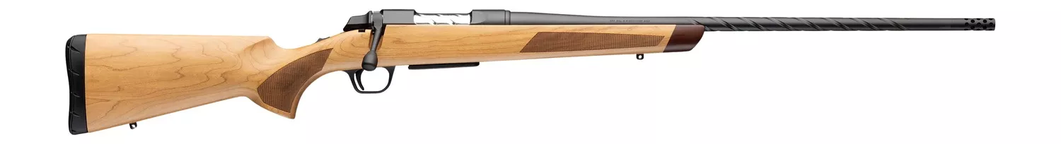 Browning 035849229 AB3 Pro Hunter Deluxe Full Size 300 Win Mag 3+1 26″ Matte Blued Spiral Fluted Threaded Barrel, Matte Blued Steel Drilled & Tapped Receiver, Maple Fixed Stock