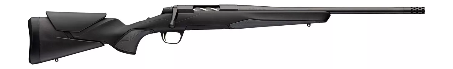 Browning 036131218 X-Bolt 2 Hunter SPR 308 Win 4+1 18″ Matte Blued Threaded Barrel & Steel Drilled & Tapped Receiver, Matte Black Adj Vari-Tech Synthetic Stock, Right Hand