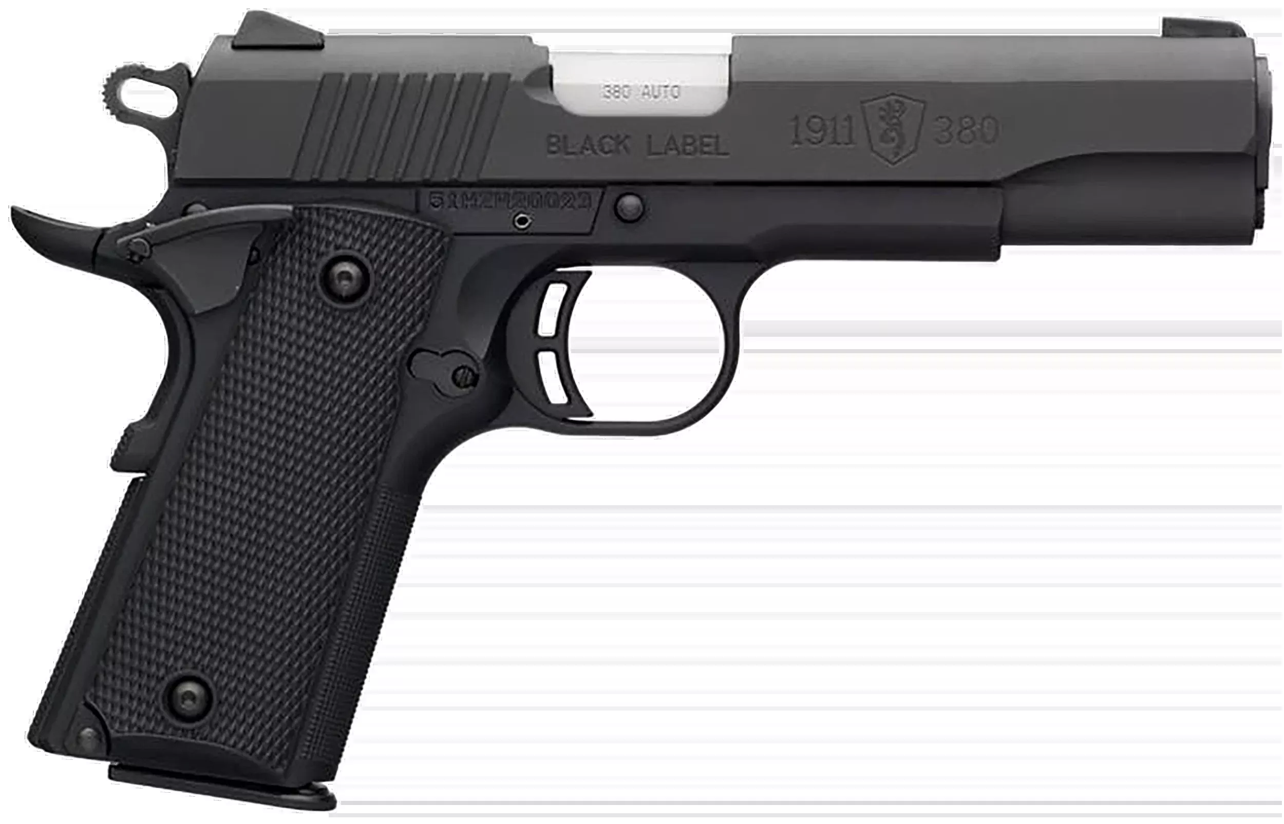 Browning 1911-380 Black Label 380 ACP 4.25" 8+1 Semi-Auto Pistol