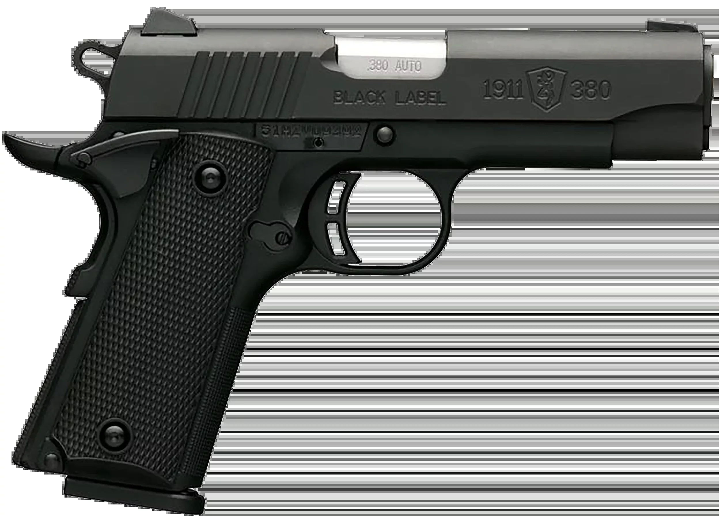 Browning 1911-380 Black Label Compact 380 ACP 3.63 in 8+1 SAO Pistol