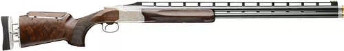 Browning Citori 825 Golden Clays Trap Full Size 12 Gauge Break Open 2.75" 2rd 30" Gloss Blued Over/Under Vent Rib Barrel, Silver Nitride Engraved Steel Receiver, Adjustable Grade V/VI Gloss Black Walnut Stock, 5 Invector-DS Extended Chokes