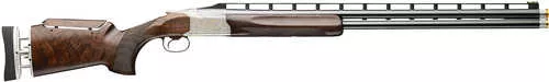 Browning Citori 825 Golden Clays Trap Shotgun 12 Gauge Break Open 2.75" 2rd 32" Gloss Blued Over/Under Vent Rib Barrel, Silver Nitride Engraved Steel Receiver, Adjustable Grade V/VI Gloss Black Walnut Stock, 5 Invector-DS Extended Chokes