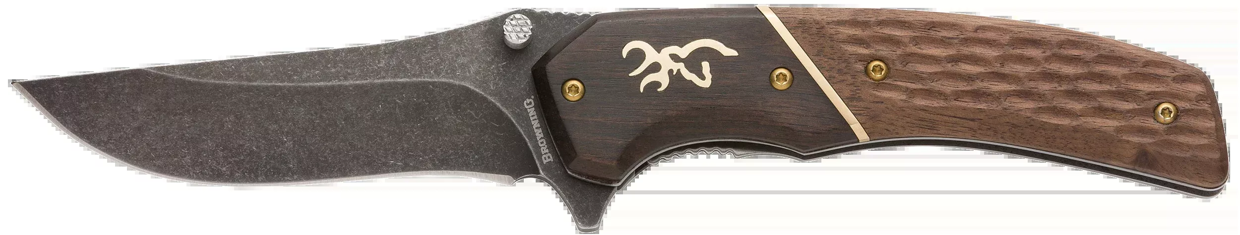 Browning Hunter Large 3.50" Folding Drop Point 440C SS Knife