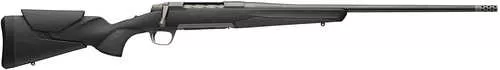 Browning X-Bolt 2 Hunter Full Size 300 Win Mag 3+1 26" Matte Blued Threaded Sporter Barrel, Tungsten Cerakote Drilled & Tapped Steel Receiver, Adj Vari-Tech Matte Black Composite Stock, Radial Muzzle Brake