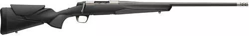 Browning X-Bolt 2 Hunter Full Size 6.8 Western 3+1 24" Matte Blued Threaded Sporter Barrel, Tungsten Cerakote Drilled & Tapped Steel Receiver, Adj Vari-Tech Matte Black Composite Stock, Radial Muzzle Brake