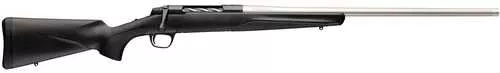 Browning X-Bolt 2 Special LR Full Size 6.5 PRC 3+1 24" Matte Stainless Threaded Barrel, Matte Stainless Steel Drilled & Tapped Receiver, Black Adj Comb & LOP Synthetic Stock Right Hand