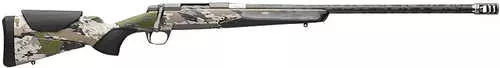 Browning X-Bolt 2 Speed Carbon Fiber 30-06 Springfield 4+1 22" Carbon Fiber Threaded Barrel, Tungsten Cerakote Drilled & Tapped Steel Receiver, Adjustable Ovix Camo w/Black Overmold Composite Stock, Recoil Hawg Muzzle Brake