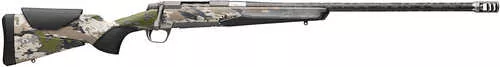 Browning X-Bolt 2 Speed SR Full Size 6.5 PRC 3+1 24" Black Heavy, Sporter Threaded Barrel, Tungsten Gray Cerakote Drilled & Tapped/X-Lock Mount Steel Receiver, Vari-Tech w/Adj Comb & LOP Ovix Camo Synthetic Stock