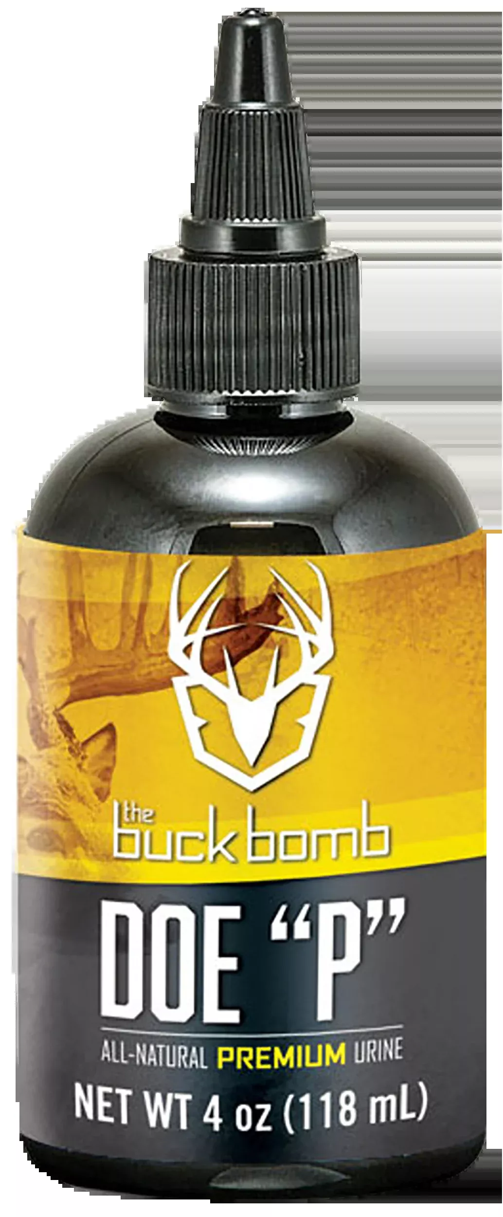 The Buck Bomb Doe P Doe/Fawn Attractant 4 oz Dropper Bottle
