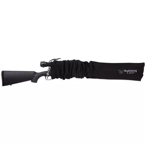 Bulldog BD152 Gun Sock 52" Oversized Scoped Rifle Moisture Resistant Black