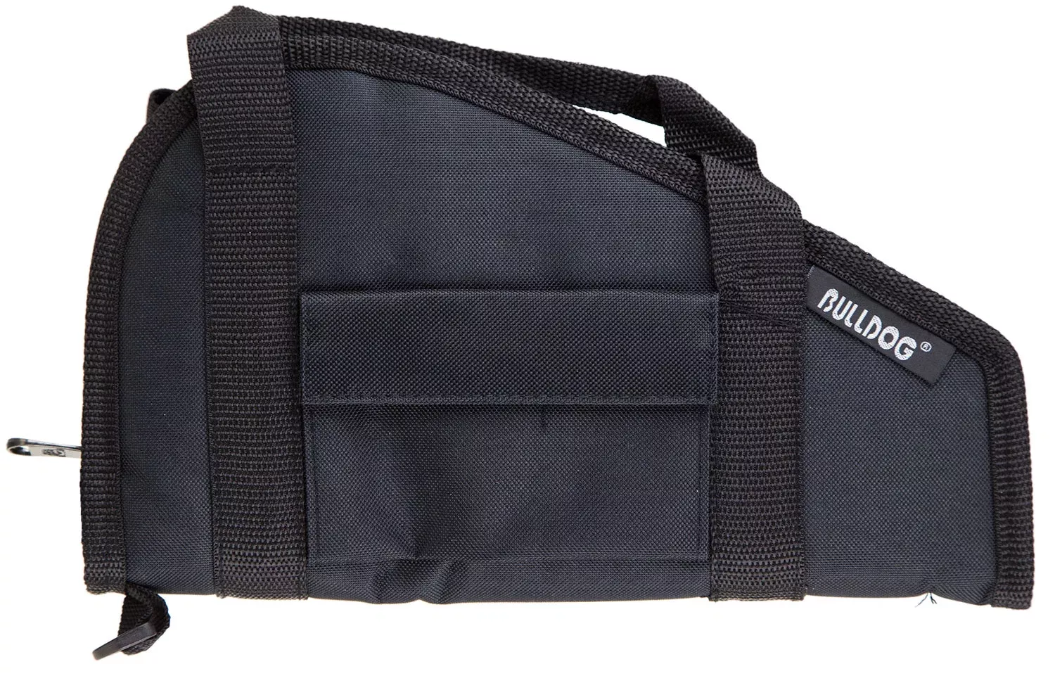 Bulldog BD602 18" Pistol Case - Black Nylon, 1.75" Padding, Accessory Pocket