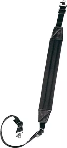 Bulldog BD810S Deluxe Padded 1" Black Nylon Rifle Sling w/ Swivels