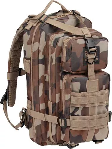 Bulldog BDT Compact Tactical Backpack MOLLE Throwback Camo