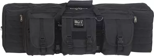 Bulldog BDT Tactical Double 42" Black Polyester 2-Rifle Case