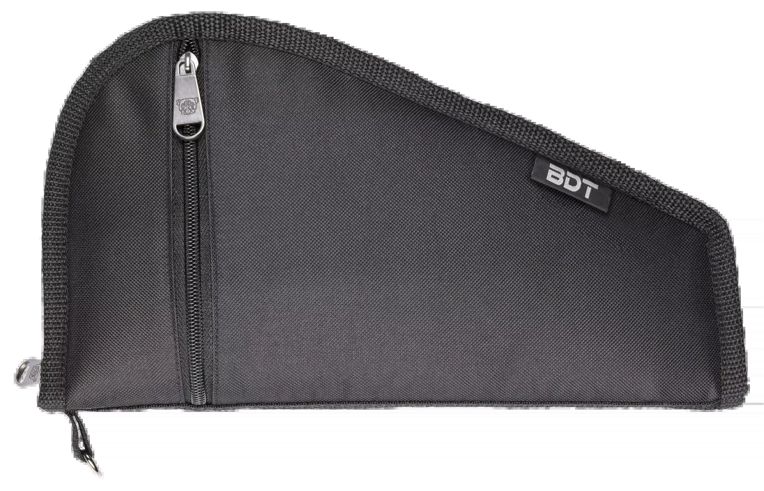 Bulldog BDT619B Deluxe Pistol Case 9" Black Nylon w/ Pocket & Sleeve
