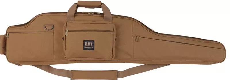 Bulldog BDT80-54T 54" Long Range Rifle Case Tan - 600D Lockable