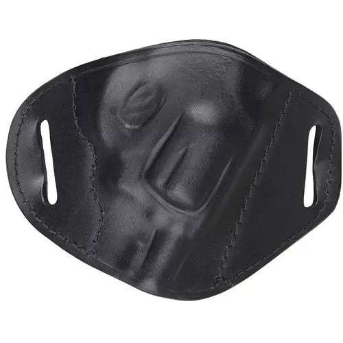 Bulldog MLBRS Molded OWB Black Leather Belt Slide Fits S&W J Frame Fits 2-4" Barrel Right Hand