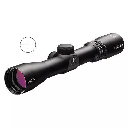 Burris 200261 ScoutMatte Black 2-7x 32mm 1" Tube Ballistic Plex Reticle