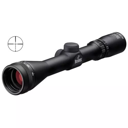 Burris 200309 HandgunMatte Black 3-12x32mm 1" Tube Ballistic Plex Reticle Adjustable Objective