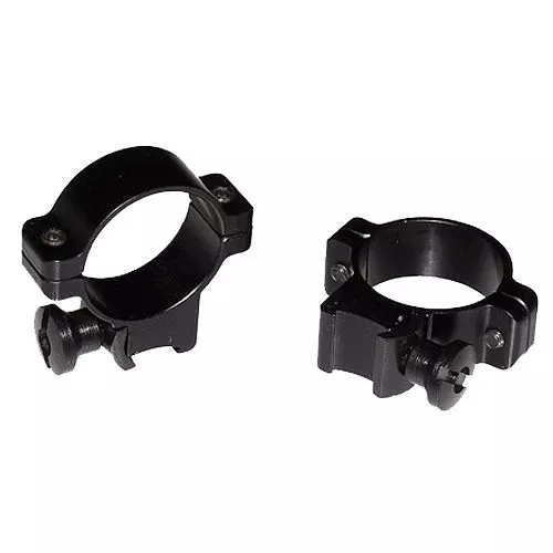 Burris 420071 Rimfire/Airgun Scope Ring Set .22" Grooved Receiver Medium 1" Black Gloss Aluminum