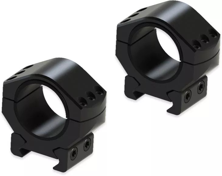 Burris Steel XTR Signature Scope Ring Set with Pos-Align Offset Inserts 1″ 1.00″ Height – Matte