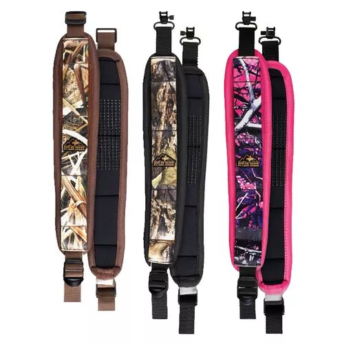 Butler Creek 190024 Comfort Stretch Sling 2.50" W x 44" L Adjustable Mossy Oak Shadow Grass Blades Neoprene for Shotgun