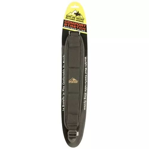 Butler Creek 80023 Comfort Stretch Sling 2.50" W x 44" L Adjustable Black Neoprene for Shotgun