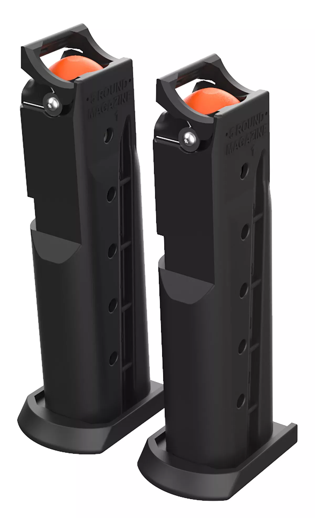 Byrna Technologies AM568300 HD5rd Byrna HD Pepper Gun Black Polymer 2 Clips