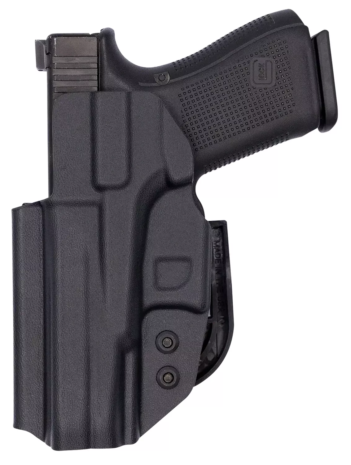 C&G Holsters 0008100 CovertIWB Black Kydex Belt Clip Fits Glock 19/23