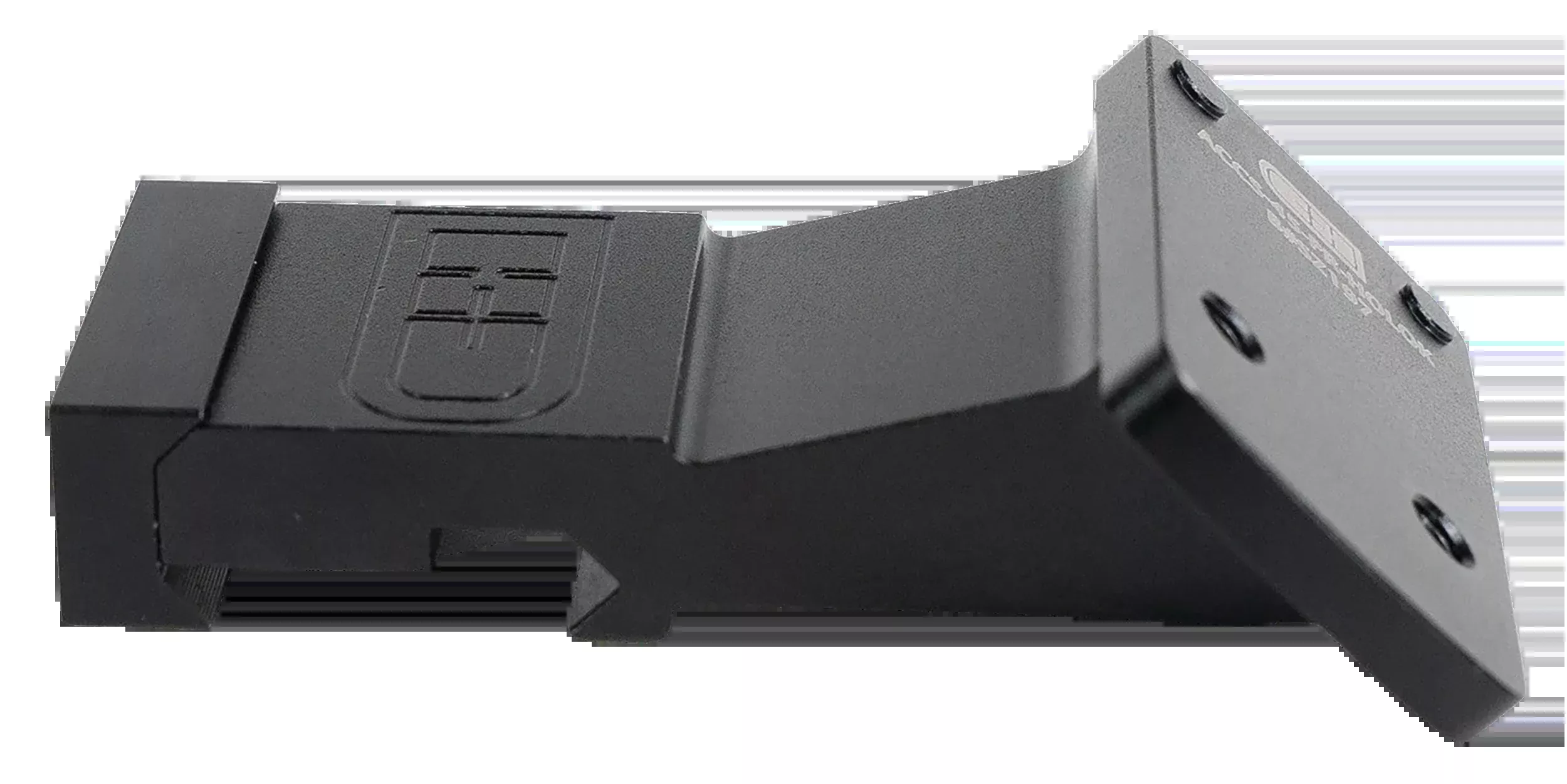 C&H Precision PR45HOLOK 45-Degree Offset Picatinny Red Dot Mount - Black Aluminum - Holosun 407K/507K